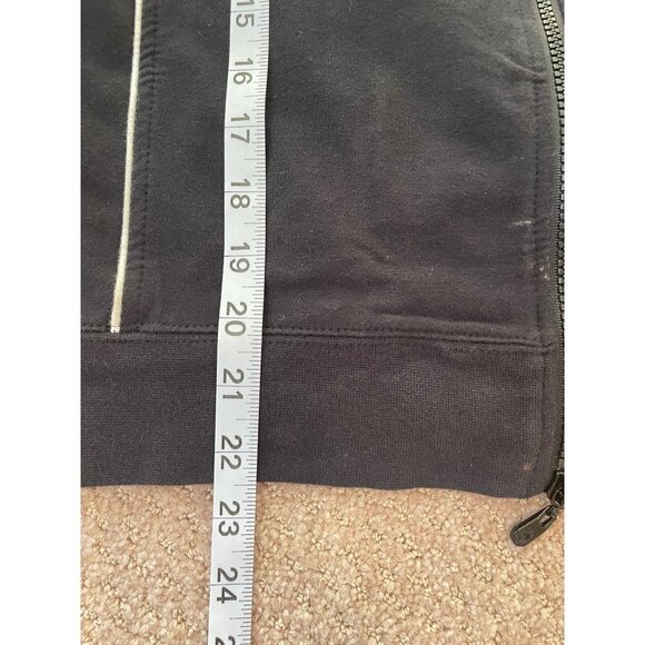 BCBGMaxazria Y2K Black Athletic Full Zip Jacket with Rhinestones - Picture 11 of 11